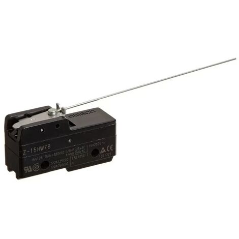 Omron 106482 - Levier à charnière Z-15HW78 à faible force - Borne à souder