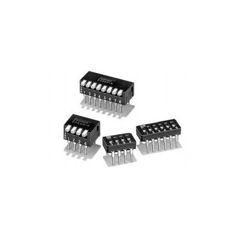 Omron A6DR-6100 Interrupteur DIP Nombre de pôles 6 THT 1 pc(s) Bag S093132