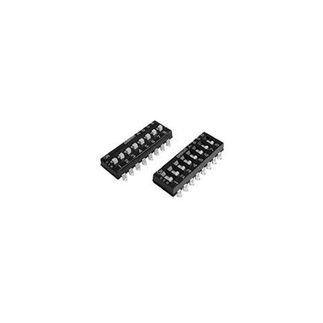 Omron A6SN-8104-P Interrupteur DIP Nombre de pôles 8 CMS 1 pc(s) Bag S025992