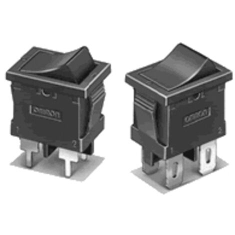 Omron A8L-21-11N2 Wippschalter 250 V/AC 10 A 2 x Ein/Aus IP40 rastend 1 St. Bag