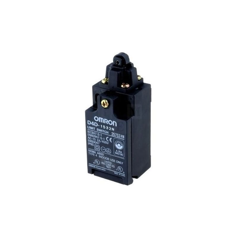 D4D-1532N Limit switch - 1O + 1C - Roller lever - Omron