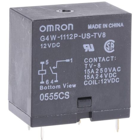 Omron G4W-1112P-US-TV8-DC12 Relais de puissance 12 V/DC 1 NO (T) 1 pc(s) Bag S095042