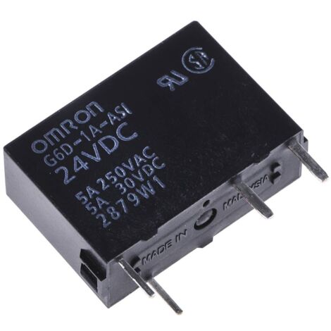 Omron  G6D-1A-ASI-DC24 Power relè 24 V/DC 5 A 1 NA 1 pz. Sacchetto