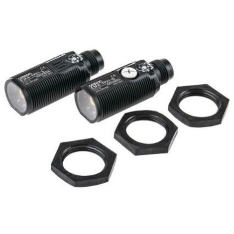 Omron sensore fotoelettrico a tasteggio m18 plas. sbarramento 20m pnp, conn