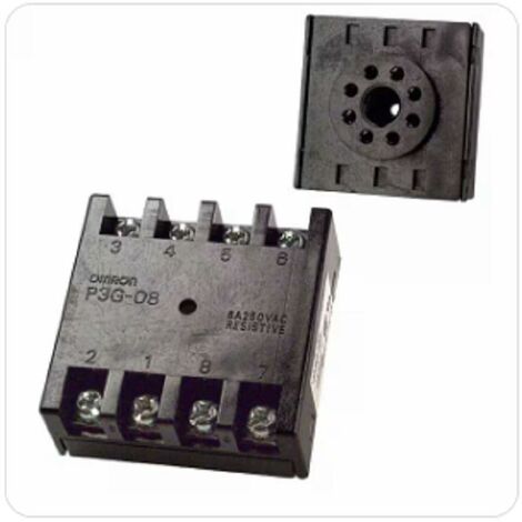Omron zoccolo-octal frontequadroterm vite p3g-08