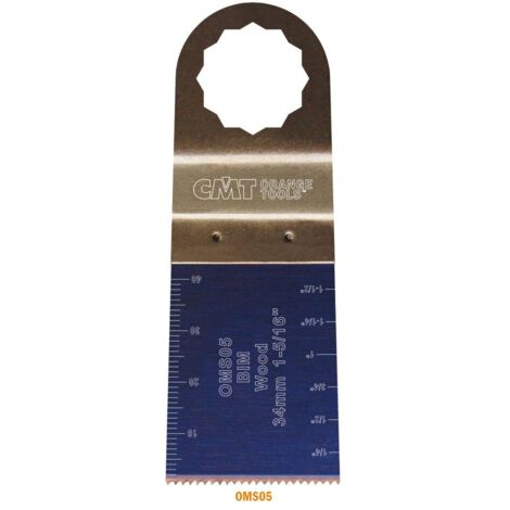 OMS05-X5 5 LAME PER TAGLIO LEGNO BIM 34x40mm 18TPI-O