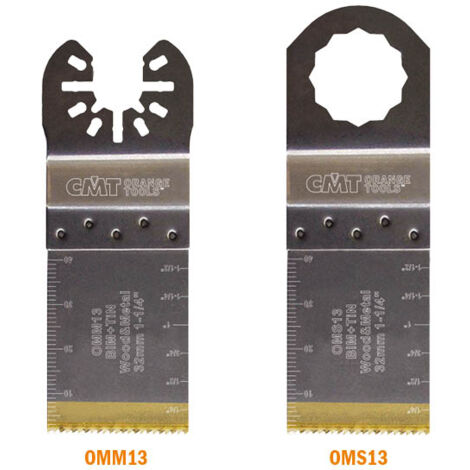 OMS13-X1 32MM LAME PLONGEANTE ET DE COUPE À RAS EXTRA-LONG-LIFE POUR BOIS ET MeTAUX