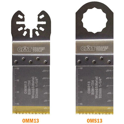 OMS13-X5 32MM HOJA DE SIERRA DE INMERSIÓN Y PERFILADORA EXTRA-LARGA DURACIÓN PARA MADERA