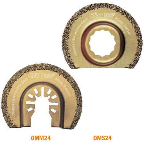 OMS24-X1 65MM LAME SEGMENTeE À CONCReTION CARBURE
