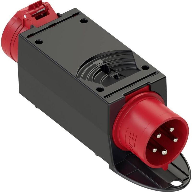 Adaptateur cee 32 a, 16 a 5 pôles PCE 9436422 400 v rouge, noir 1 pc(s)