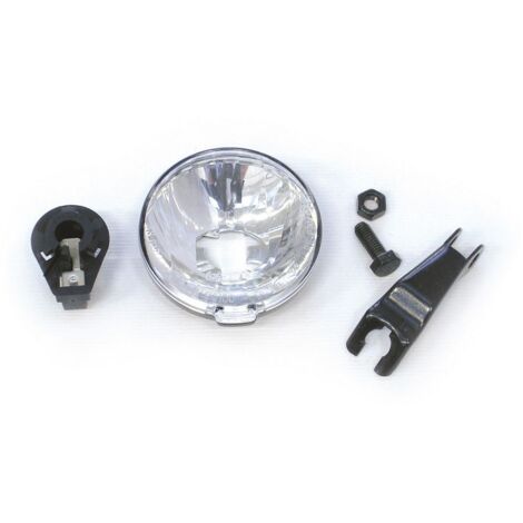 ON BIKE Fanale Anteriore Con Lampadina 6V 2 4W Universale Dinamo Bici Auto
