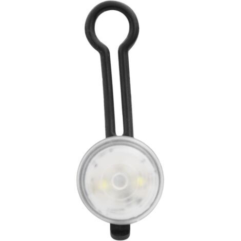 On bike microlampade bici tonde bianche doppia intensità con batterie