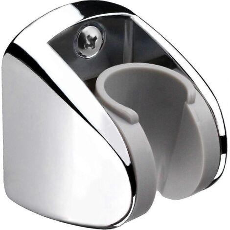 On Wall Mount Shower Bracket for Handheld shower head, Height Adjustable Holder - Large Angle
