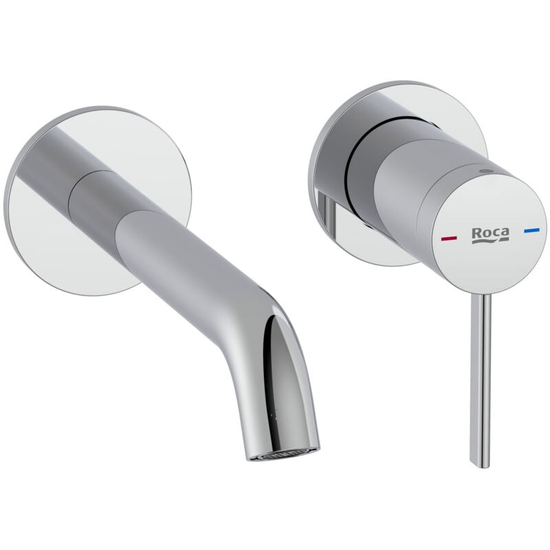 Roca - Mitigeur pour lavabo à encastrer ona, Economie d'eau et d'énergie, chromé