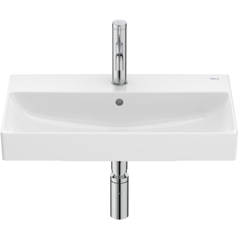 Ona Roca lavabo compact en porcelaine à suspendre ou à poser Dimensions : 600x360x150 mm