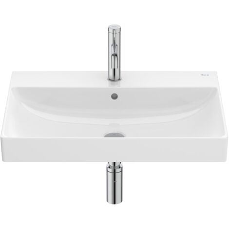 ONA - ROCA vasque murale en porcelaine pour colonne ou semi colonne Dimensions : 650x460x160 mm