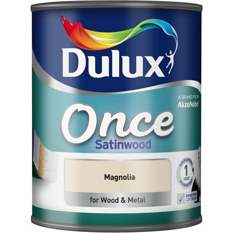 Once Satinwood Colours MAGNOLIA 750ML - Dulux Retail