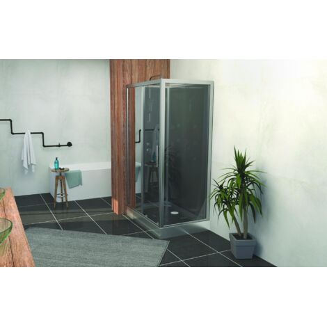 ONDEE - Cabina de ducha HYDRO DELLINE NOIRE 80X120