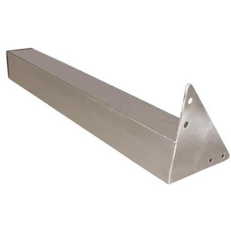 Ondee – Jeu de 4 pieds découpables pour meuble suspendu – Inox chromé – Dimensions H40 x L3,8 x l3,8 cm – Vis de fixation fournies