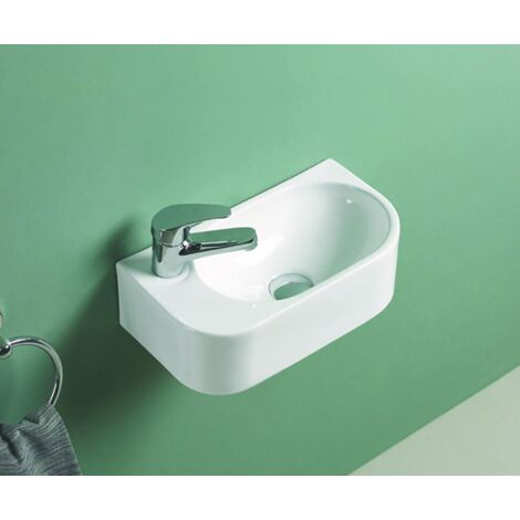 ONDEE - Lavabo IRIS - Blanco - 40,5x22x11cm - Cerámica