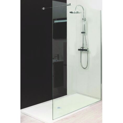 ONDEE - Mamparas de baño ITALIANA - vidrio templado - transparente - 140x200x0,8cm
