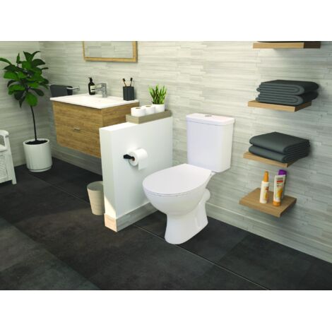ONDEE - ONDEE - Pack WC NF sin rebordes - Asiento Thermodur - Cierre lento