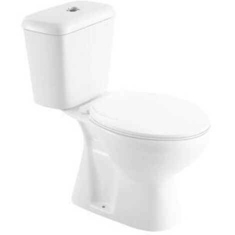 Ondee – Pack WC broyeur ECO sans bride sortie verticale – Mécanisme silencieux 3/6L – Céramique blanche émaillée – Dimensions H72xl35x65,8cm
