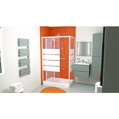 Ondee – Receveur de douche à carreler 80x120cm – Picots antidérapants PN6 – Grès émaillé – Évacuation Ø62mm – Entretien facile