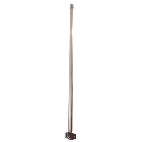 Ayor – Barre de plafond pour fixation écran de douche – Longueur 80 cm recoupable – Inox chromé pour parois Aqua+ – Installation sécurisée