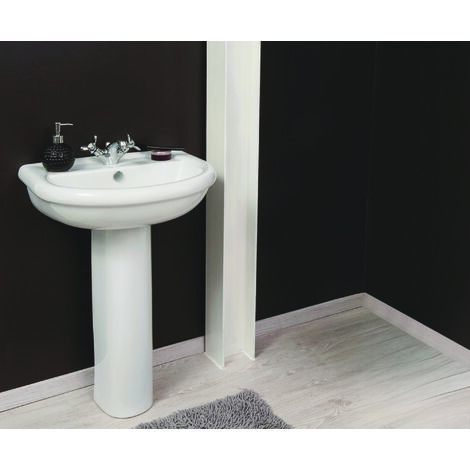 ONDEE ZEN - Lavabo Silver H19xL42xl53cm - Céramique blanche - Profondeur cuve 13,5cm