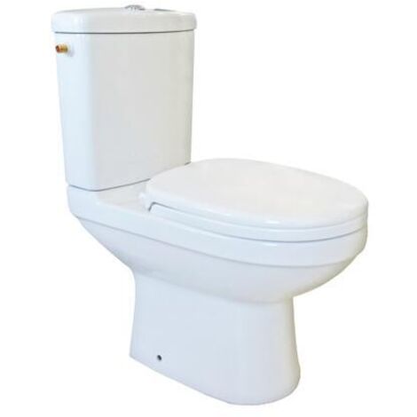 ONDEE ZEN - Pack WC CLAIN - avec bride, Sortie Horizontale, abattant frein de chute - 3/6L