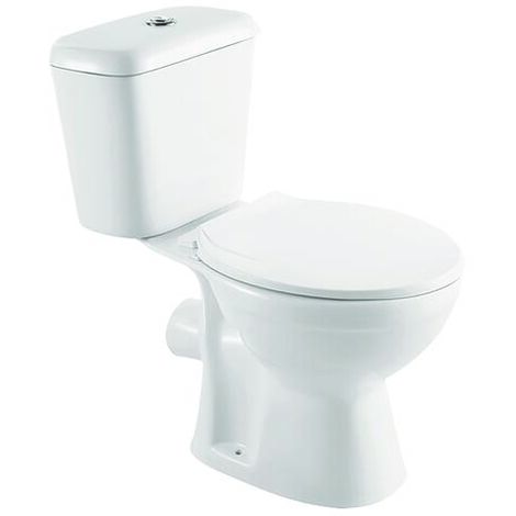 ONDEE ZEN - Pack WC ECO sans bride Sortie Horizontale - mécanisme à double poussoir 3/6L