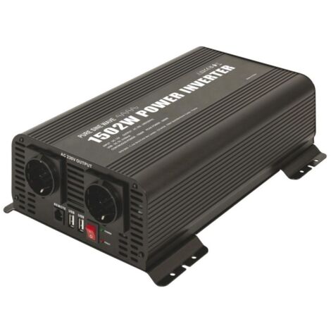 Onduleur 12 V 1.500 W onde sinusoïdale pure