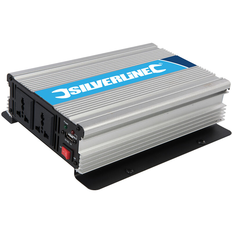 Onduleur, 12 V 1 000 W (2 x 500 W)