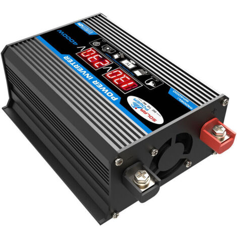 Onduleur 4000W Pur Sinus 12V 220V avec Télécommande et Double Prises AC