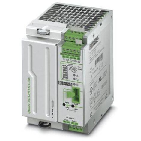 Onduleur (ASI) industriel - Installation (rail DIN) Phoenix Contact QUINT-UPS/ 24DC/ 24DC/ 5/1.3AH
