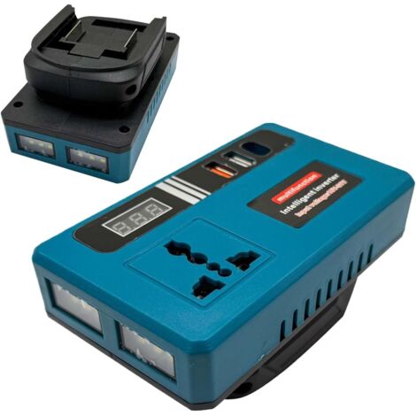 Onduleur Chargeur 21V - Onduleur De Voiture avec LED Intégrée - Chargeur de