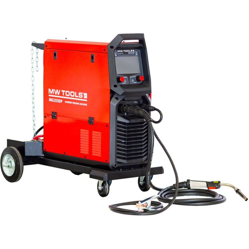 Poste à souder mig Inverter 350A industriel 400V double pulse synergie Mw Tools MIG355IDP
