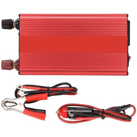 Onduleur de Voiture 12V DC vers 220V AC Convertisseur Sinus Pur Intelligent pour Automobile