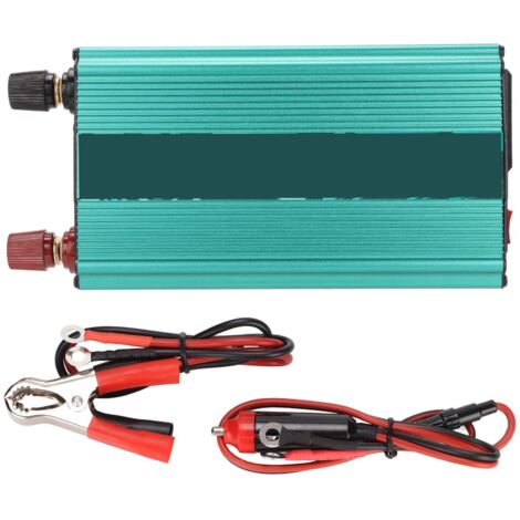 Onduleur de Voiture 12V DC vers 220V AC Intelligent à Onde Sinusoïdale Pure pour Automobile