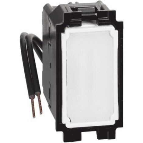 Onduleur éclairé Bticino Living Now 10AX avec led blue - 1 module K4004LB