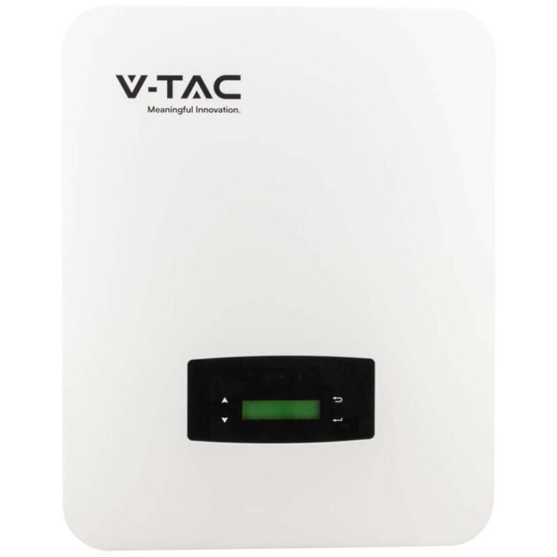 V-tac - 5kW On/Off Grid Hybrid Solar Inverter Single Phase ct , Smart Meter and Accessories Included Warranty (en anglais)