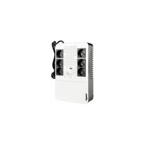Onduleur KEOR Multiplug 6 prises + USB + disjoncteur - 310083- Legrand