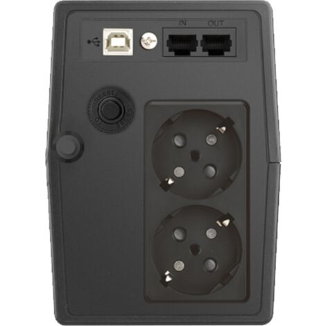 Onduleur Phasak Essential Interactive 600 VA - Modèle PH 9464, Protection contre les surtensions, Régulateur de tension automatique , Sauvegarde contre les surtensions, Démarrage à froid, Recharge aut