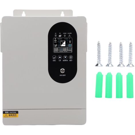Onduleur solaire 1600 W intégré 60 A MPPT contrôleur onde sinusoïdale pure WiFi chargeur hybride 12 V DC (SP1216)