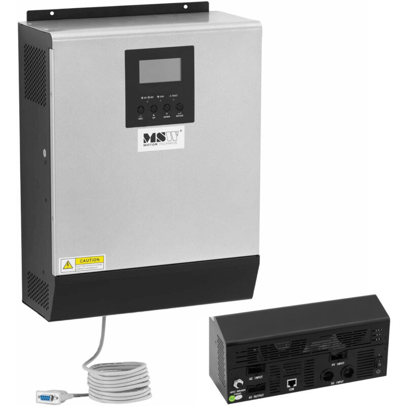 MSW - Onduleur solaire hors réseau pour photovoltaïque lcd 1000 va