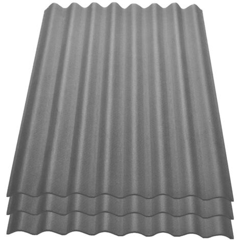 rot Onduline Easyline Dachplatte Wandplatte Trapezblech Wellplatte 3x0,76m/²