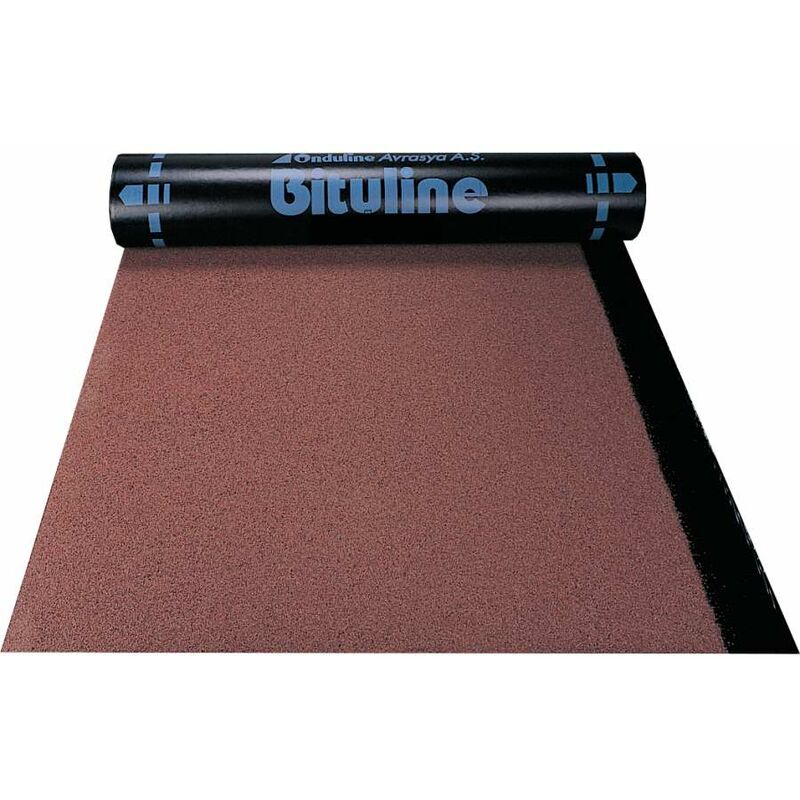 Bituline Membrana Bituminosa Impermeabilizzante Rosso 1x5m