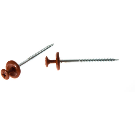Onduline Viti di Fissaggio - Rosso - 6 cm - Confezione 100 Pezzi