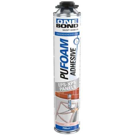 One bond adhesive gun 750ml schiuma adesiva per pistola adatta e incolla pannelli isolanti
